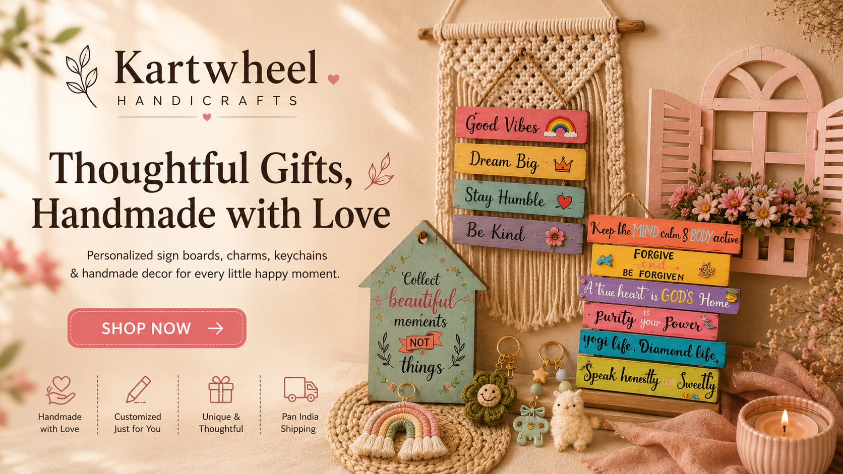 Kartwheel Handicrafts Hero Banner